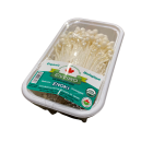 Organic enoki mushrooms