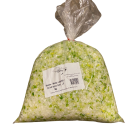 3/8 spagh. mac. (gr. bell pepp., onions and cel.)