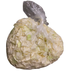 3/4 diced green cabbages