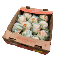 Organic cauliflowers